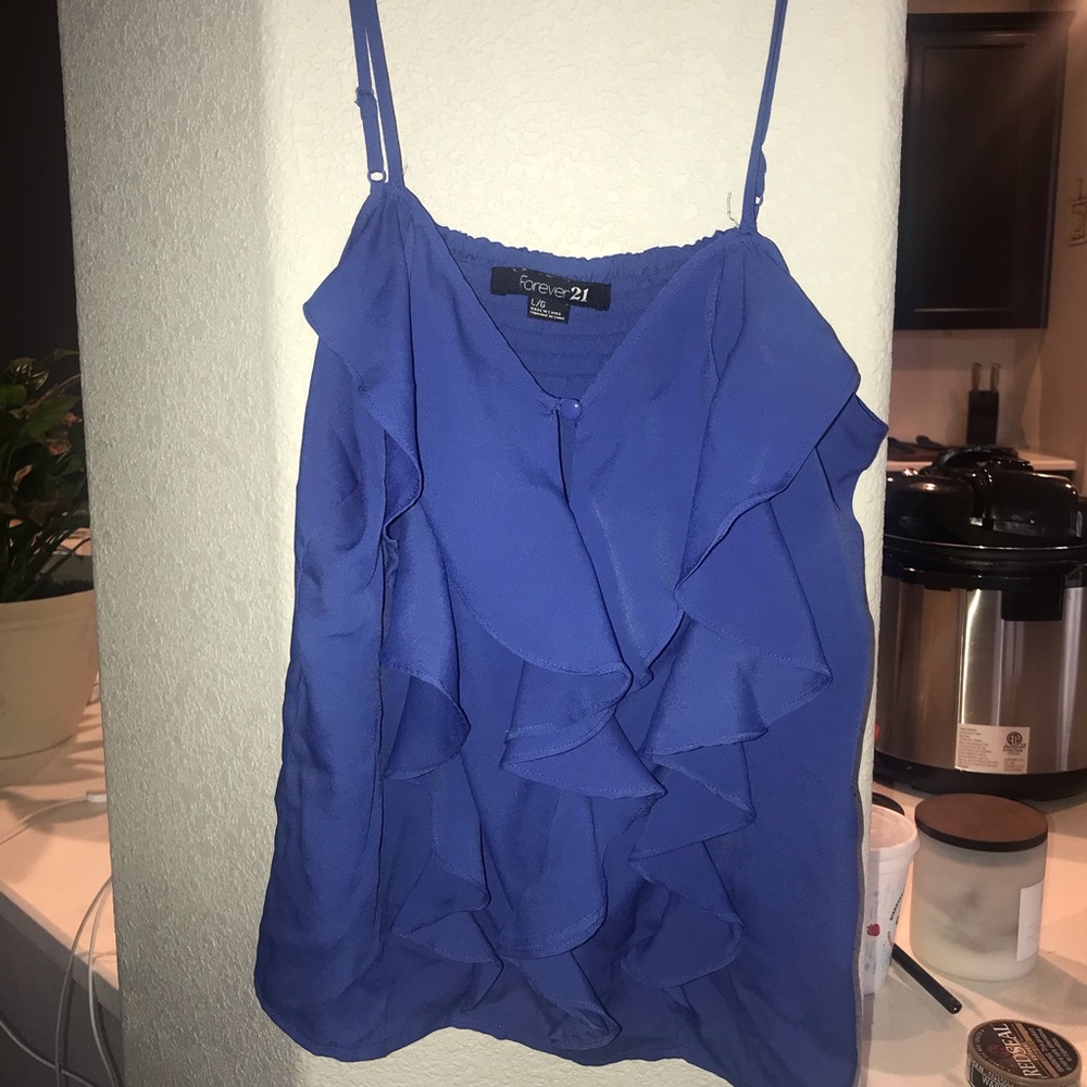 Blue tank